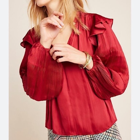 Anthropologie Dolan Left Coast Sloane Blouse XS NWT - Picture 1 of 9